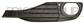 BUMPER GRILLE LEFT-BLACK-WITH FOG LAMP HOLES-OPEN MOD. BASIS