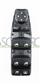 FRONT DOOR LEFT WINDOW REGULATOR PUSH-BUTTON PANEL-BLACK-4 SWITCHES-WITH REAR SUN PROTECTION FUNCTION-6 PINS