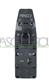FRONT DOOR LEFT WINDOW REGULATOR PUSH-BUTTON PANEL-BLACK-4 SWITCHES-WITH REAR SUN PROTECTION FUNCTION-6 PINS