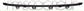MOLDURA CENTRAL PARACHOQUES DELANTERO-NEGRA BRILLANTE MOD. SPORT LINE