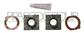 KIT SOPORTES SENSORES-PARACHOQUES TRASERO (2PCS)