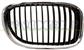 RADIATOR GRILLE RIGHT-CHROME-BLACK