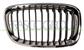 GRILLE CALANDRE DROITE NOIRE AVEC CADRE CHROME' - MOD.BASIS