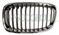 GRILLE CALANDRE GAUCHE NOIRE AVEC CADRE CHROME' - MOD.BASIS