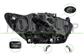 HEADLAMP LEFT-XENON HID/D1S ELECTRIC-WITH MOTOR-WITH DAY RUNNING LIGHT-LED-HELLA TYPE