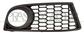 BUMPER GRILLE RIGHT-BLACK-WITH FOG LAMP HOLE