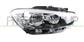 OPTICA DERECHA H7+H7 ELECTRICA-CON MOTOR-LED-NEGRA