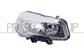 PROIETTORE DESTRO H7+H7-ELETTRICO-CON MOTORE-CON LUCE DIURNA-LED