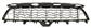 FRONT BUMPER GRILLE-CENTRE-BLACK