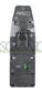 FRONT DOOR LEFT WINDOW REGULATOR PUSH-BUTTON PANEL-BLACK-4 SWITCHES-WITH FOLDABLE MIRROR FUNCTION-8 PINS