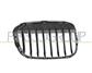 GRILLE CALANDRE GAUCHE CHROMEE-CHROMEE/NOIRE