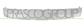 MOLDURA INFERIOR CENTRAL PARACHOQUES DELANTERO-PLATA MOD. X-LINE
