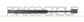 BONNET GAS SPRING RIGHT/LEFT-720 N-L 285 mm-S 100 mm-Ø 18 mm-Ø 8 mm