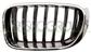 RADIATOR GRILLE LEFT-CHROME-BLACK MOD. BASIS