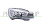 HEADLAMP RIGHT H7+H7 ELECTRIC-WITH MOTOR-BLACK