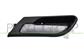 FRONT DOOR HANDLE LEFT-INNER-WITH DARK SILVER LEVER-BLACK HOUSING