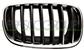 RADIATOR GRILLE RIGHT-CHROME-CHROME-BLACK