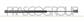 TAILGATE GAS SPRING RIGHT/LEFT-420 N-L 445 mm-S 170 mm-Ø 18 mm-Ø 8 mm