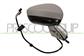 RETROVISORE DESTRO-ELETTRICO-CON PRIMER-TERMICO-CHIUDIBILE-CON FANALE-CON SONDA-CON BASE CROMATA-CONVESSO-11 PINS