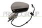RETROVISORE SINISTRO-ELETTRICO-CON PRIMER-TERMICO-CHIUDIBILE-CON FANALE-CON BASE CROMATA-CONVESSO-9 PINS