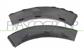 SET OF  FRONT WHEEL-ARCH EXTENSION FRONT SIDE-BLACK-TEXTURED FINISH-WITH PARK ASSIST CUTTING MARKS-2 PCS. (RIGHT+LEFT)