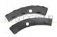 SET OF FRONT WHEEL-ARCH EXTENSION -FRONT SIDE-BLACK-TEXTURED FINISH-WITH PARK ASSIST HOLES-(2 PIECES, RIGHT+LEFT)
