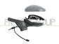 DOOR MIRROR LEFT-CABLE-PRIMED-WITH LAMP-CONVEX