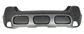 REAR BUMPER-BLACK-TEXTURED FINISH-WITH TOW HOOK COVER-WITH MOLDING-WITH PDC AND PARK ASSIST CUTTING MARKS