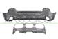 REAR BUMPER-BLACK-TEXTURED FINISH-WITH TOW HOOK COVER-WITH MOLDING-WITH PDC AND PARK ASSIST CUTTING MARKS
