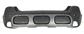 REAR BUMPER-BLACK-TEXTURED-WITH MOLDING-WITH PDC AND PARK ASSIST HOLE+SENSOR HOLDERS