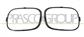 SET OF FOG LIGHT FRAME SMOOTH BLACK TO BE PRIMED (RIGHT+LEFT)