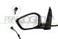 DOOR MIRROR LEFT-ELECTRIC-PRIMED-HEATED-WITH LAMP-CONVEX-6 PINS