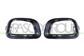SET OF FOG LIGHT FRAME BLACK-SMOOTH TO BE PRIMED (RIGHT+LEFT)