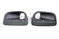 SET OF FRONT BUMPER GRILLES-BLACK-WITH FOG LAMP HOLES-(RIGHT+LEFT)