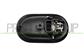 FRONT/REAR DOOR HANDLE LEFT-INNER-WITH SILVER LEVER-BLACK HOUSING-CABLE