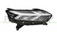 OPTICA DERECHA H7-ELECTRICA-SIN MOTOR-CON LUZ DIURNA-CON BORDE BLANCO-LED
