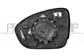 MIRROR GLASS BASE RIGHT-HEATED-WITH BLIS-CONVEX-2 PINS