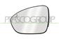 SPIEGELGLAS LINKS-HEIZBAR-MIT BLIS-KONVEX-2 PIN