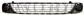 BUMPER GRILLE WITHOUT FOG LAMP HOLE