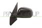 DOOR MIRROR LEFT-CABLE-BLACK-CONVEX-CHROME