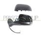 DOOR MIRROR LEFT-ELECTRIC-BLACK-HEATED-CONVEX-CHROME