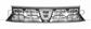 RADIATOR GRILLE-BLACK-WITH CHROME MOLDINGS-WITH CAMERA VIEW HOLE