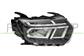 PROIETTORE DESTRO H1-ELETTRICO-SENZA MOTORE-CON BORDO BIANCO-LED MOD. 23 >