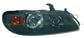 HEADLAMP RIGHT H7+H7 ELECTRIC-BLACK