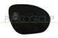 MIRROR GLASS BASE LEFT-HEATED-CONVEX-CHROME