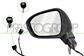 DOOR MIRROR LEFT-ELECTRIC-PRIMED-HEATED-FOLDABLE-WITH LAMP-WITH BLIS-WITH CAMERA-CONVEX-13 PINS