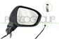 DOOR MIRROR RIGHT-ELECTRIC-HEATED-PRIMED-WITH LAMP-WITH BLIS-CONVEX-9 PINS MOD. VISIA
