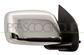 DOOR MIRROR RIGHT-MANUAL-BLACK-CONVEX-CHROME-WITH CHROME COVER