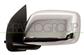 DOOR MIRROR LEFT-MANUAL-BLACK-CONVEX-CHROME-WITH CHROME COVER