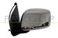 DOOR MIRROR LEFT-ELECTRIC-BLACK-CONVEX-CHROME-WITH CHROME COVER